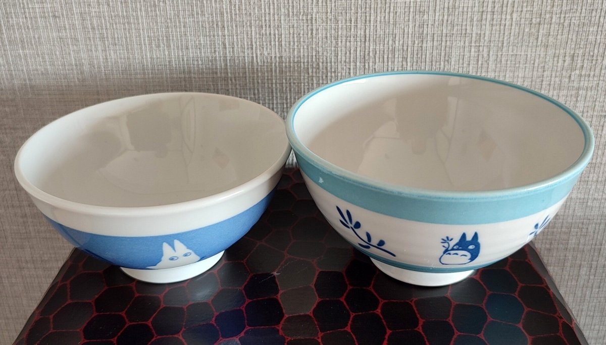 Official Ghibli Park Totoro Bowl/Piala • My Neighbor Totoro Soup/Fruit/Salad/Tea Bowl • Japanese Porcelain Tableware - Kamaji Market