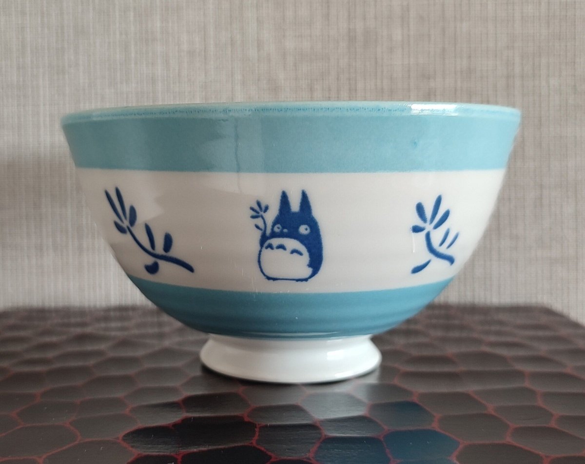Official Ghibli Park Totoro Bowl/Piala • My Neighbor Totoro Soup/Fruit/Salad/Tea Bowl • Japanese Porcelain Tableware - Kamaji Market