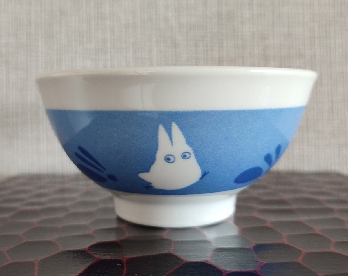 Official Ghibli Park Totoro Bowl/Piala • My Neighbor Totoro Soup/Fruit/Salad/Tea Bowl • Japanese Porcelain Tableware - Kamaji Market