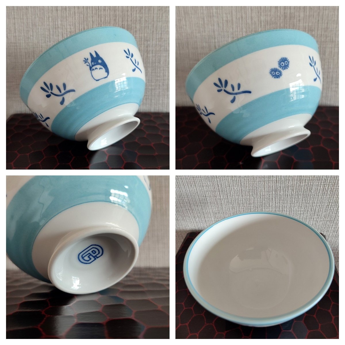Official Ghibli Park Totoro Bowl/Piala • My Neighbor Totoro Soup/Fruit/Salad/Tea Bowl • Japanese Porcelain Tableware - Kamaji Market