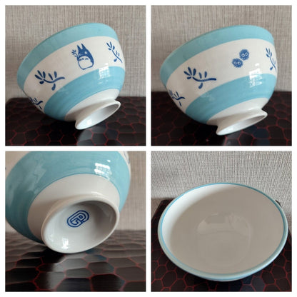 Official Ghibli Park Totoro Bowl/Piala • My Neighbor Totoro Soup/Fruit/Salad/Tea Bowl • Japanese Porcelain Tableware - Kamaji Market