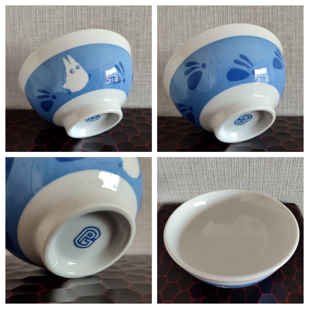 Official Ghibli Park Totoro Bowl/Piala • My Neighbor Totoro Soup/Fruit/Salad/Tea Bowl • Japanese Porcelain Tableware - Kamaji Market