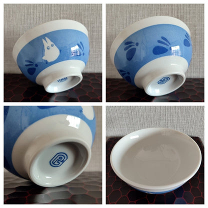 Official Ghibli Park Totoro Bowl/Piala • My Neighbor Totoro Soup/Fruit/Salad/Tea Bowl • Japanese Porcelain Tableware - Kamaji Market