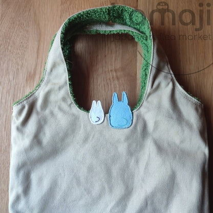Official Ghibli Park Totoro Handbag • My Neighbor Totoro Hand Bag/Shopper/Hobo/Eco Bag - Kamaji Market