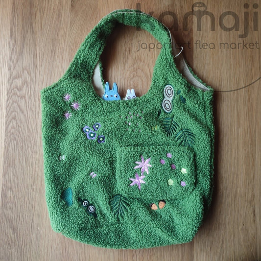 Official Ghibli Park Totoro Handbag • My Neighbor Totoro Hand Bag/Shopper/Hobo/Eco Bag - Kamaji Market