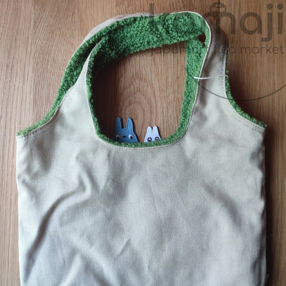 Official Ghibli Park Totoro Handbag • My Neighbor Totoro Hand Bag/Shopper/Hobo/Eco Bag - Kamaji Market