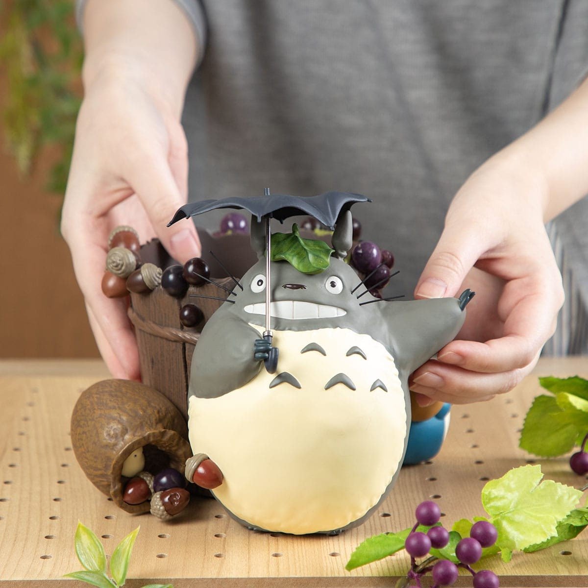 Official Ghibli Planter Cover/Figure • My Neighbor Totoro Pot/Vase/Holder/Interior Design/Home Decor - Kamaji Market