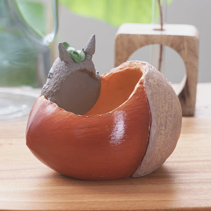 Official Ghibli Planter Cover/Pot • My Neighbor Totoro Vase/Holder/Stand/Replica/Interior Decor/Diorama - Kamaji Market