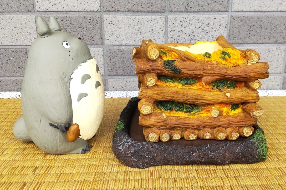 Official Ghibli Planter/Figure • My Neighbor Totoro Pot/Holder/Stand/Figurine/Replica/Interior Decor/Diorama - Kamaji Market