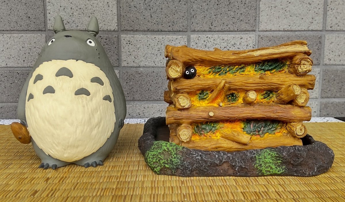 Official Ghibli Planter/Figure • My Neighbor Totoro Pot/Holder/Stand/Figurine/Replica/Interior Decor/Diorama - Kamaji Market