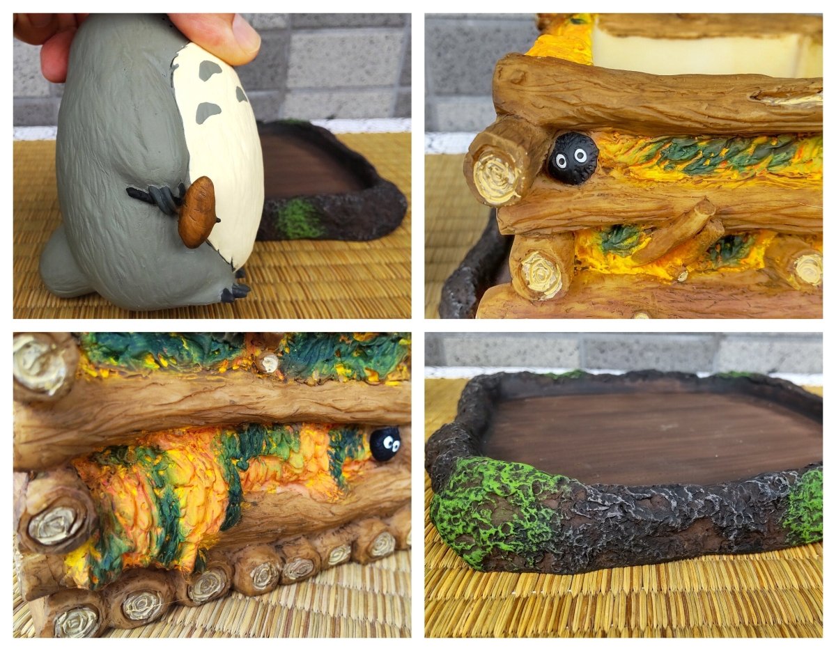 Official Ghibli Planter/Figure • My Neighbor Totoro Pot/Holder/Stand/Figurine/Replica/Interior Decor/Diorama - Kamaji Market