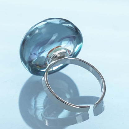 Official Ghibli Ponyo Among the Jellyfish Ring • Ponyo on the Cliff Japanese Anime Jewelry - Kamaji Market