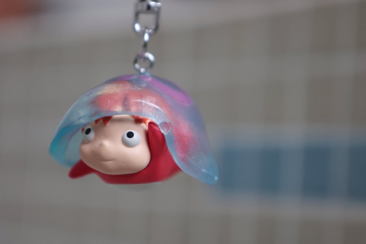 Official Ghibli Ponyo Keychain/Charm • Ponyo on the Cliff Bag Decor/Pendant/Strap - Kamaji Market