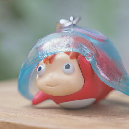 Official Ghibli Ponyo Keychain/Charm • Ponyo on the Cliff Bag Decor/Pendant/Strap - Kamaji Market