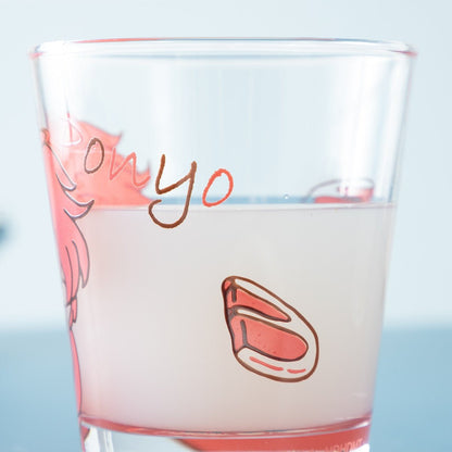 Official Ghibli Ponyo on the Cliff Pair of Glasses • Ponyo & Sosuke cups - Kamaji Market