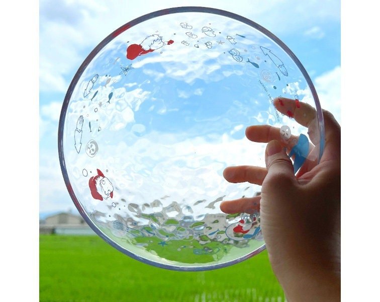 Official Ghibli Ponyo, Totoro Large Bowl/Dish • My Neighbor Totoro, Ponyo on the Cliff Fruit/Salad/Noodle Bowl - Kamaji Market