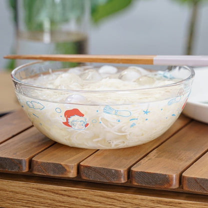 Official Ghibli Ponyo, Totoro Large Bowl/Dish • My Neighbor Totoro, Ponyo on the Cliff Fruit/Salad/Noodle Bowl - Kamaji Market