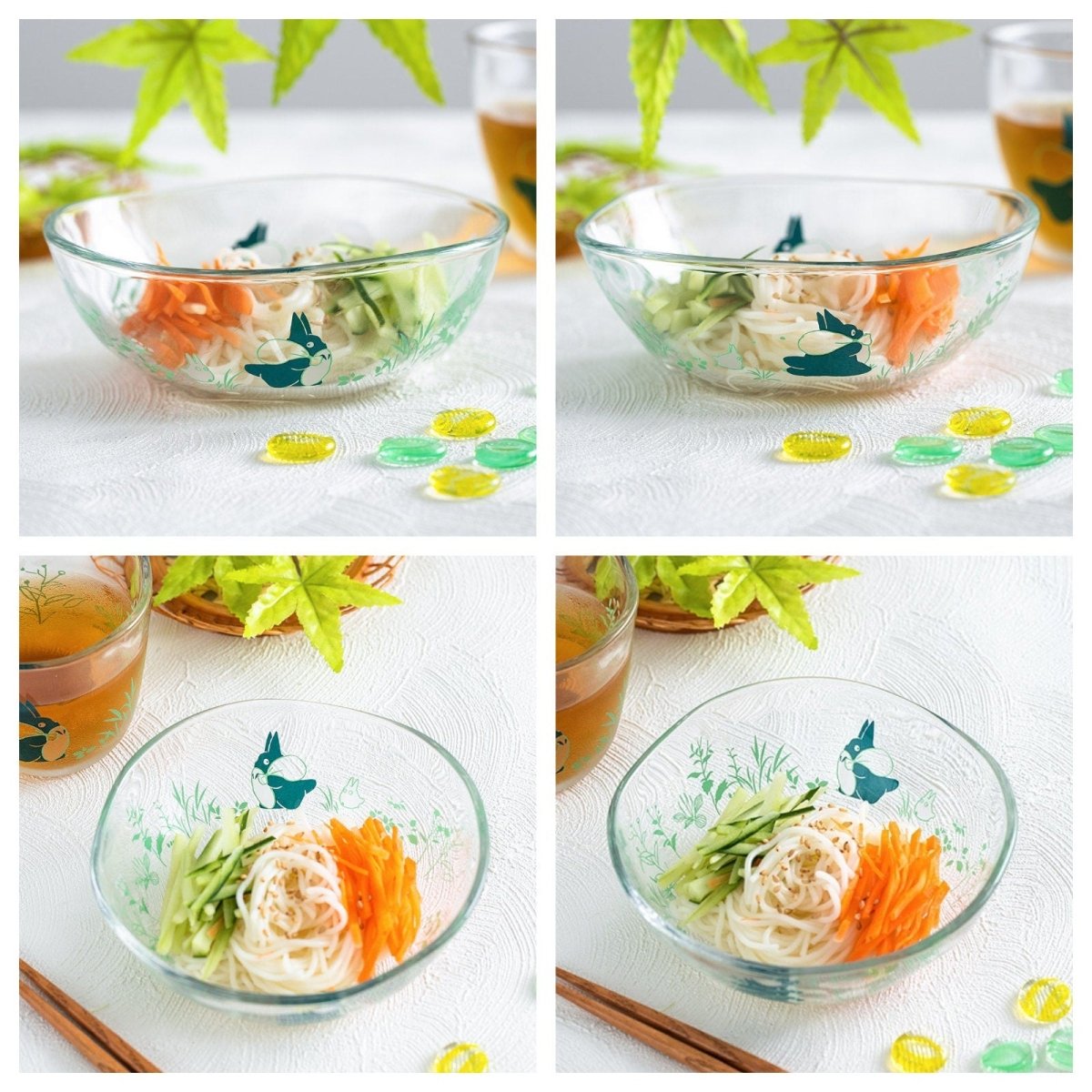 Official Ghibli Ponyo, Totoro Small Bowl/Dish • My Neighbor Totoro, Ponyo on the Cliff Soup/Salad/Noodle Bowl - Kamaji Market