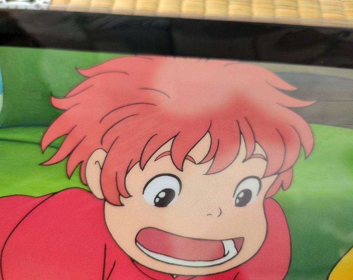 Official Ghibli Ponyo Wall Art Picture/Folder • Ponyo on the Cliff by the Sea Anime Clear File - Kamaji Market