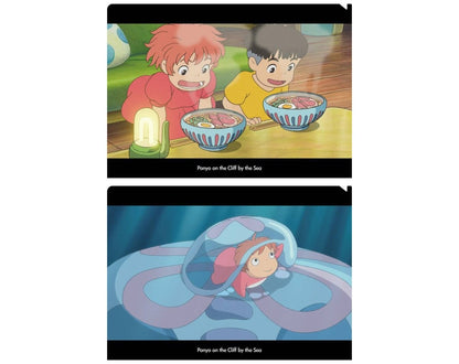 Official Ghibli Ponyo Wall Art Picture/Folder • Ponyo on the Cliff by the Sea Anime Clear File - Kamaji Market
