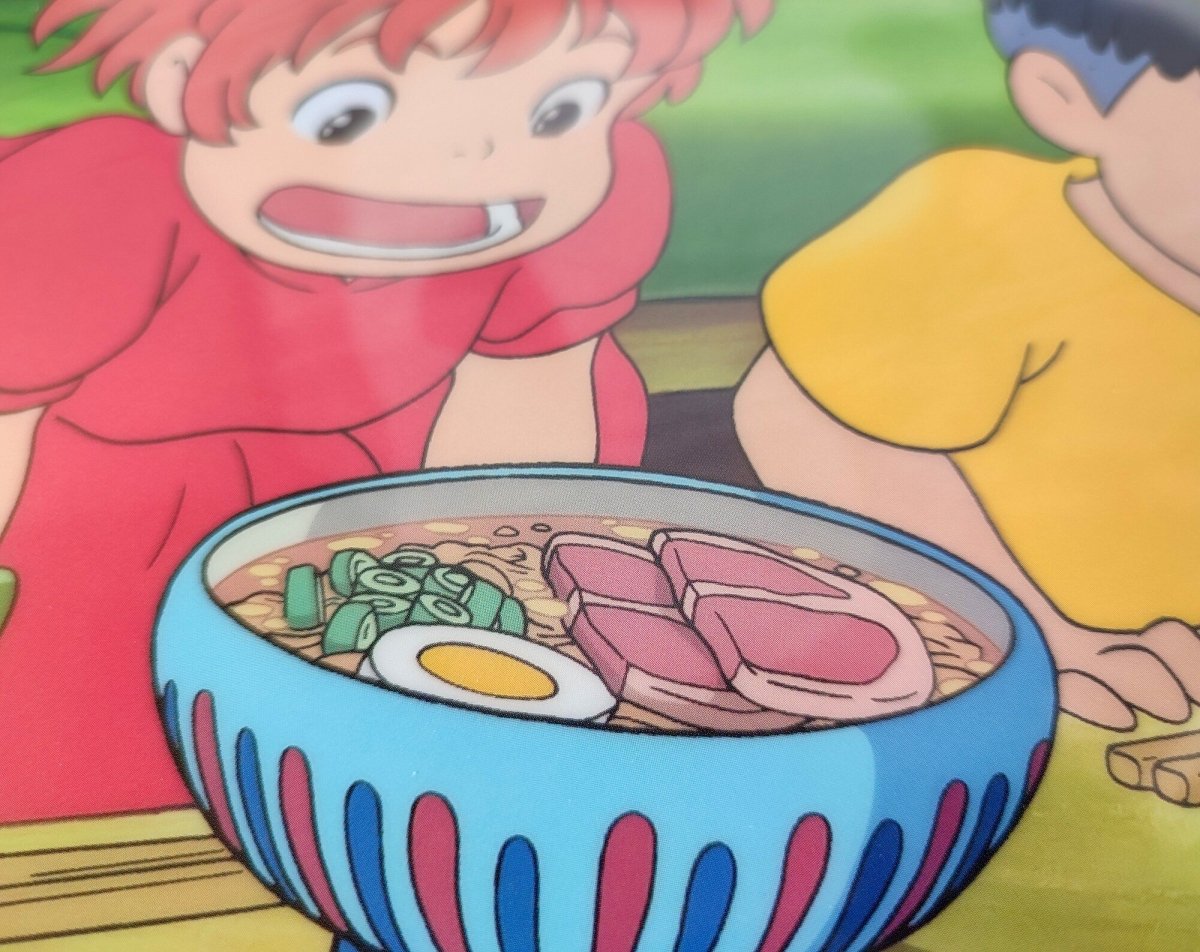 Official Ghibli Ponyo Wall Art Picture/Folder • Ponyo on the Cliff by the Sea Anime Clear File - Kamaji Market