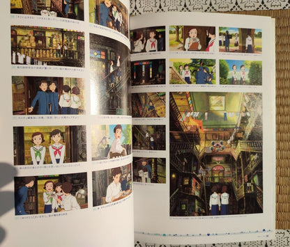 Official Ghibli Poppy Hill Artbook "Roman Album" • From Up on Poppy Hill Anime Painting Art Book • Japanese - Kamaji Market