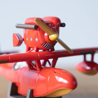 Official Ghibli Porco Rosso Airplane Interactive Figure/Diorama • Crimson Pig Figurine/Statue/Replica/Interior Decor - Kamaji Market