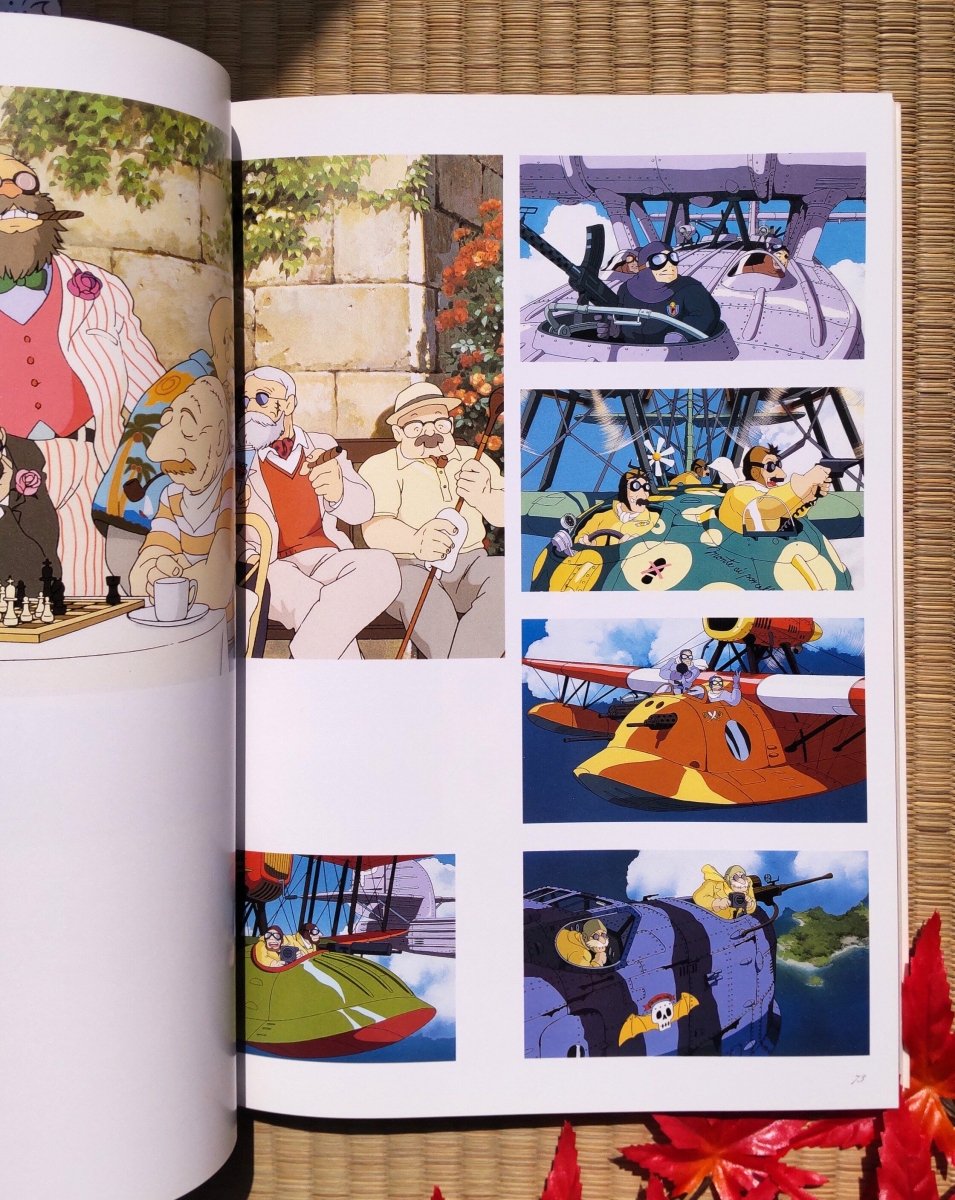 Official Ghibli Porco Rosso Artbook • Crimson Pig Japanese Painting Art Book - Kamaji Market