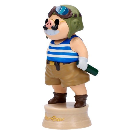 Official Ghibli Porco Rosso Bobble Head Figure • Crimson Pig Decor • Porco on Vacation GBL - Kamaji Market
