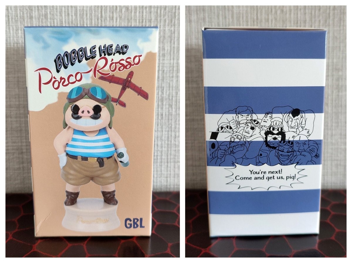 Official Ghibli Porco Rosso Bobble Head Figure • Crimson Pig Decor