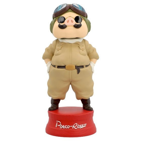 Official Ghibli Porco Rosso Bobble Head HUGE Figure • Crimson Pig Home Decor/Interior Diorama • GBL - Kamaji Market