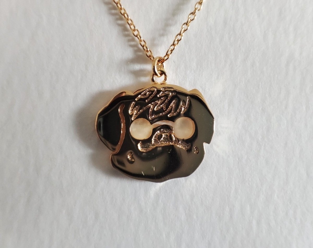 Official Ghibli Porco Rosso Brass Necklace • Crimson Pig Jewelry/Pendant/Chain • Ghibli Exhibition Exclusive - Kamaji Market