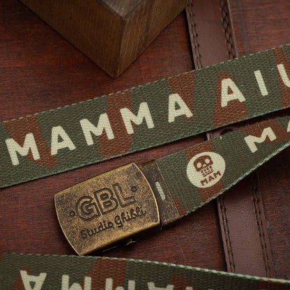 Official Ghibli Porco Rosso Gacha Belt/Buckle • Mamma Aiuto Gang Ceinture/Strap • Crimson Pig GBL - Kamaji Market