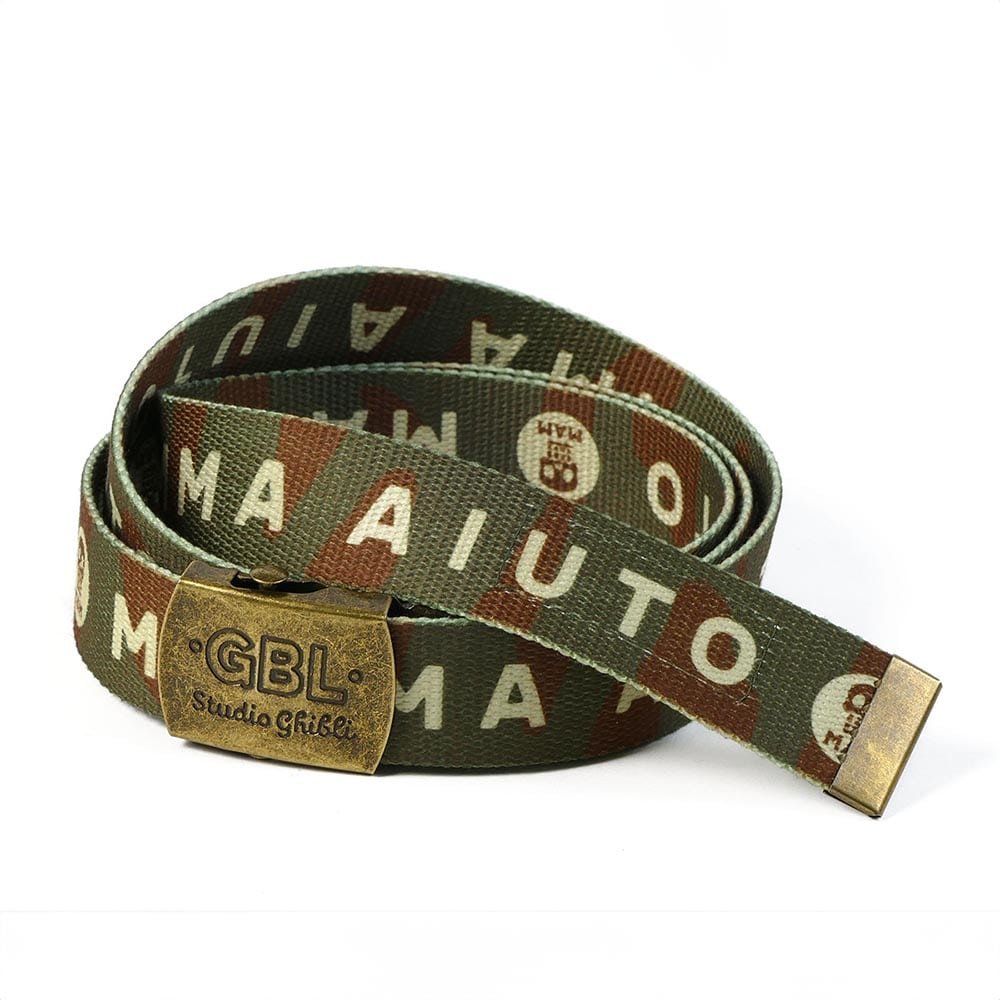 Official Ghibli Porco Rosso Gacha Belt/Buckle • Mamma Aiuto Gang Ceinture/Strap • Crimson Pig GBL - Kamaji Market