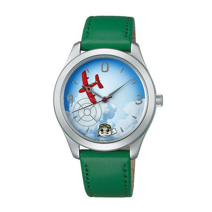 Official Ghibli Porco Rosso Green Wrist Watch • Crimson Pig ALBA/Seiko Watches • Limited to 400 - Kamaji Market