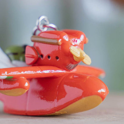 Official Ghibli Porco Rosso Keychain/Charm • Crimson Pig Bag Decor/Pendant/Strap - Kamaji Market