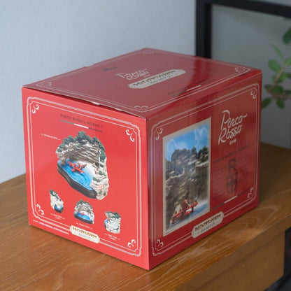 Official Ghibli Porco Rosso Light Up Diorama • Crimson Pig Figure/Home Decor/Interior Diorama - Kamaji Market