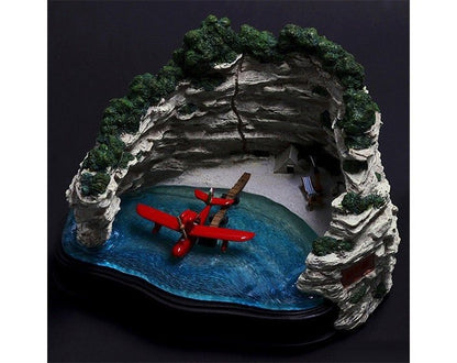 Official Ghibli Porco Rosso Light Up Diorama • Crimson Pig Figure/Home Decor/Interior Diorama - Kamaji Market