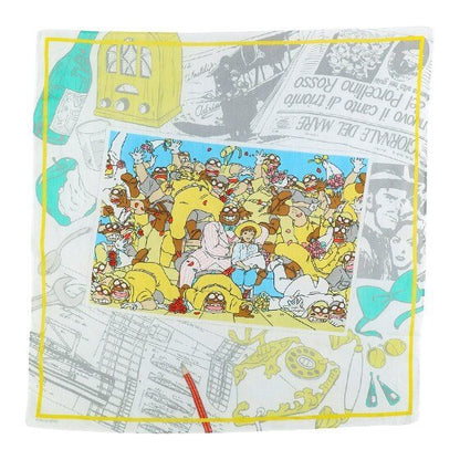 Official Ghibli Porco Rosso Neckerchief/Scarf/Handkerchief • Bandana/Tapestry/Wall Hanging/Interior Decor - Kamaji Market