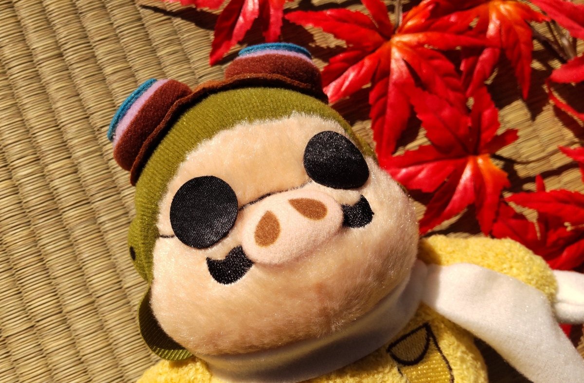 Official Ghibli Porco Rosso Plush Toy • Crimson Pig Stuffed Animal - Kamaji Market