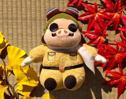 Official Ghibli Porco Rosso Plush Toy • Crimson Pig Stuffed Animal - Kamaji Market