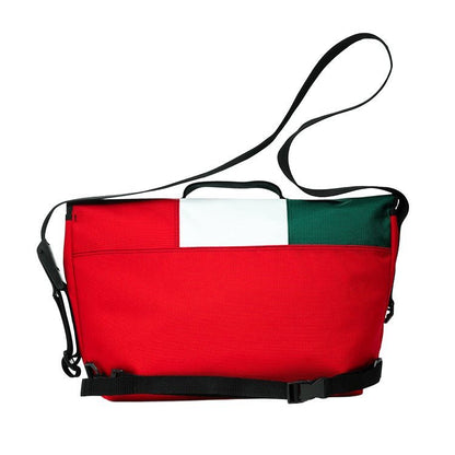 Official Ghibli Porco Rosso Shoulder Bag Size L • Crimson Pig Cycle Cross Body Bag • Made in Japan • Ghibli Museum Exclusive - Kamaji Market