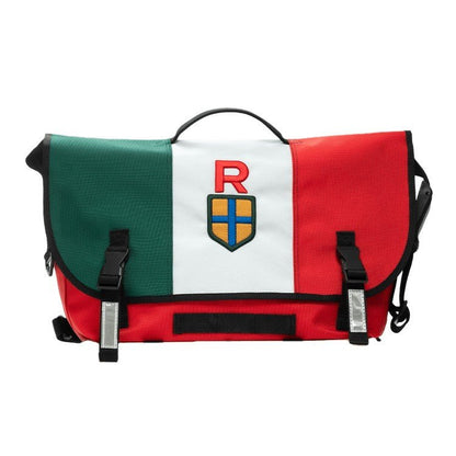 Official Ghibli Porco Rosso Shoulder Bag Size L • Crimson Pig Cycle Cross Body Bag • Made in Japan • Ghibli Museum Exclusive - Kamaji Market