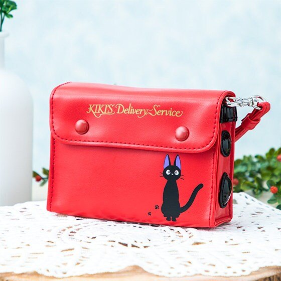 Official Ghibli Pouch/Clutch • Kikis Delivery Service Case/Cosmetic Bag/Wallet/Makeup Bag • Kiki's Radio Jiji Gigi - Kamaji Market