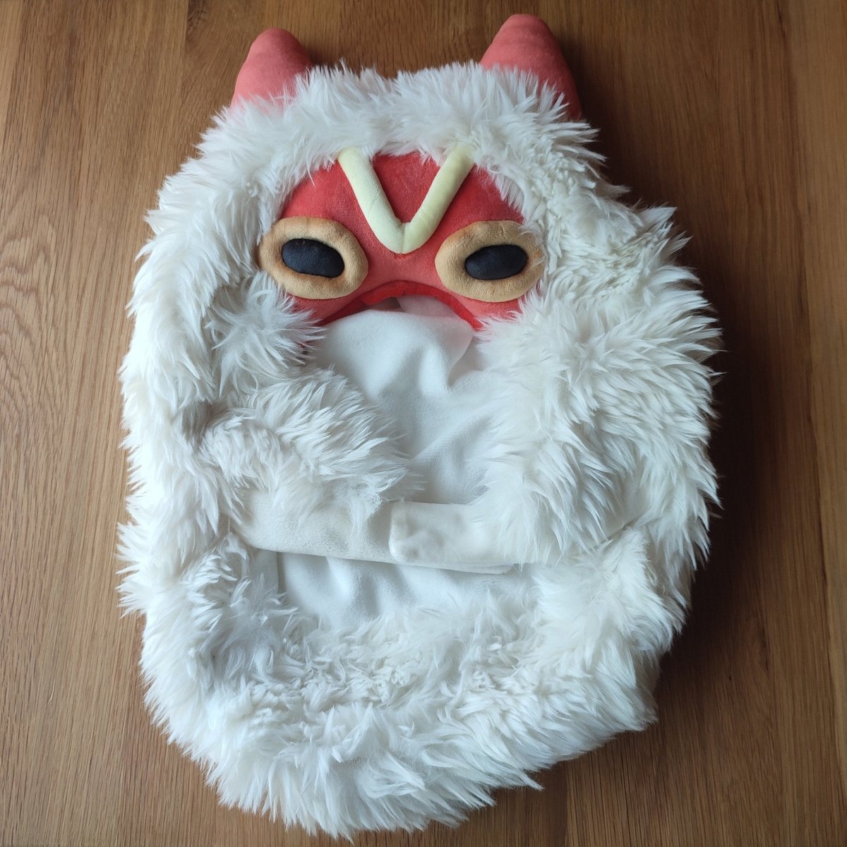 Official Ghibli Princess Mononoke Costume Hat/Head Decor • San's Mask Cosplay Costume Part • Ghibli Park Exclusive - Kamaji Market
