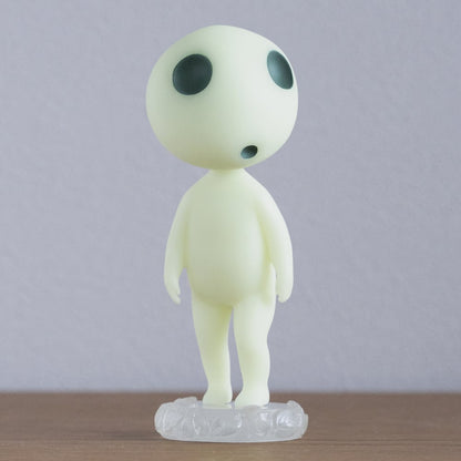 Official Ghibli Princess Mononoke Kodama Figure • Phosphorescent Palm Size - Kamaji Market