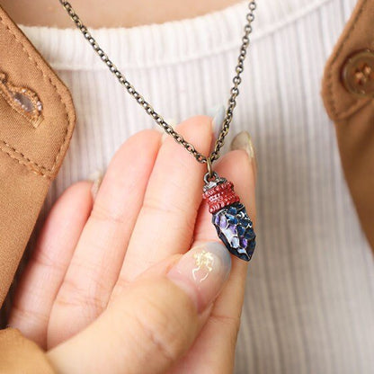 Official Ghibli Princess Mononoke Necklace • San's Crystal Dagger Pendant • Donguri Closet Exclusive - Kamaji Market