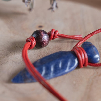 Official Ghibli Princess Mononoke Necklace • San's Jade Dagger Pendant - Kamaji Market