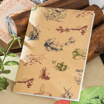 Official Ghibli Princess Mononoke Notebook • Notepad/Sketchbook/Writing pad/Planner • Japanese Stationery Anime Gift - Kamaji Market