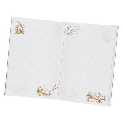 Official Ghibli Princess Mononoke Notebook • Notepad/Sketchbook/Writing pad/Planner • Japanese Stationery Anime Gift - Kamaji Market